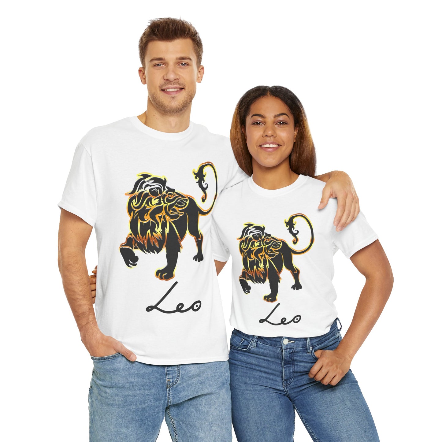 Leo Lion, Unisex Heavy Cotton Tee