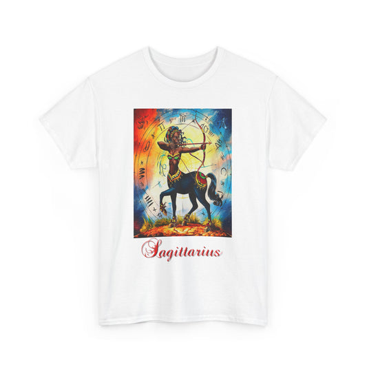 Sagittarius, Unisex Heavy Cotton Tee