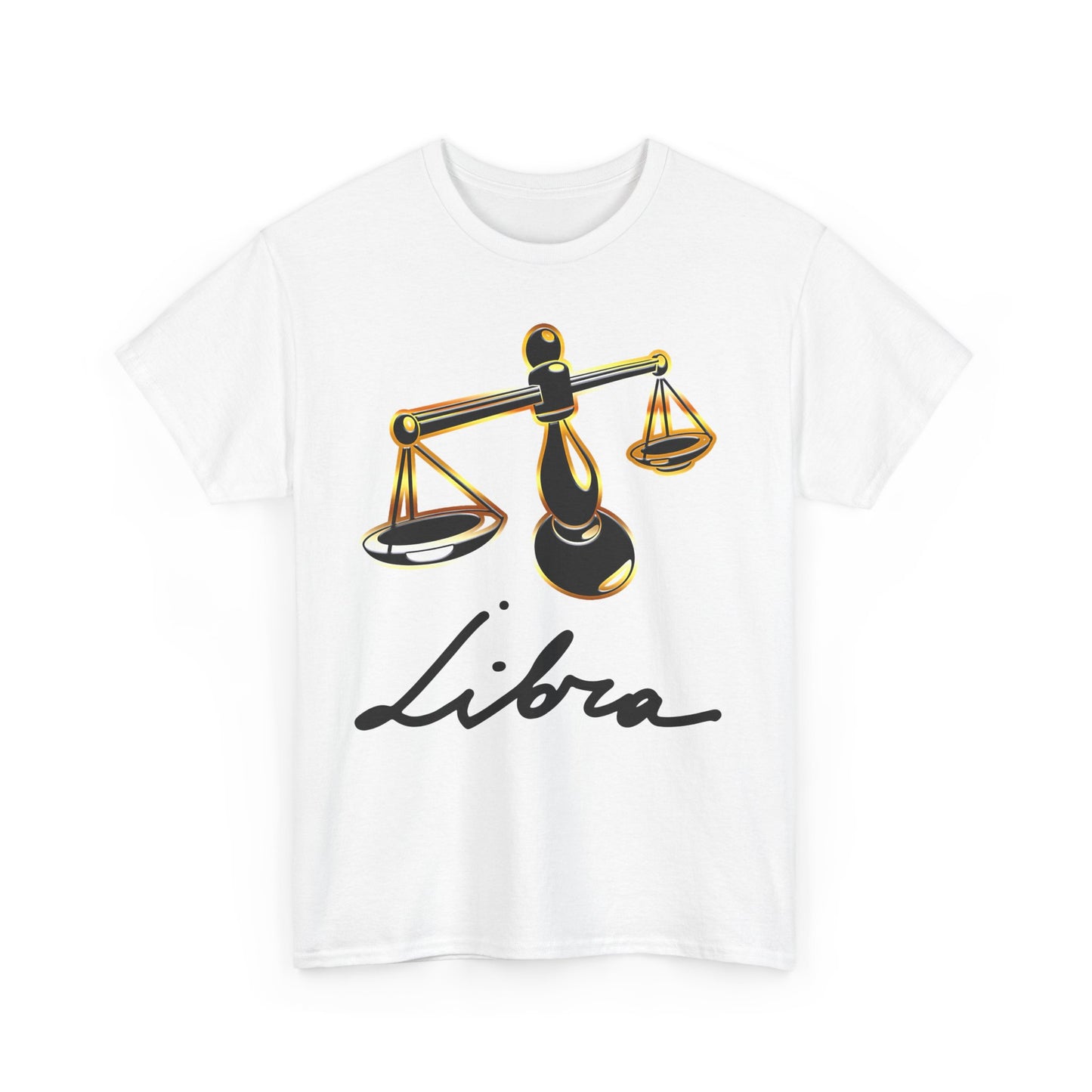 Libra Scales, Unisex Heavy Cotton Tee