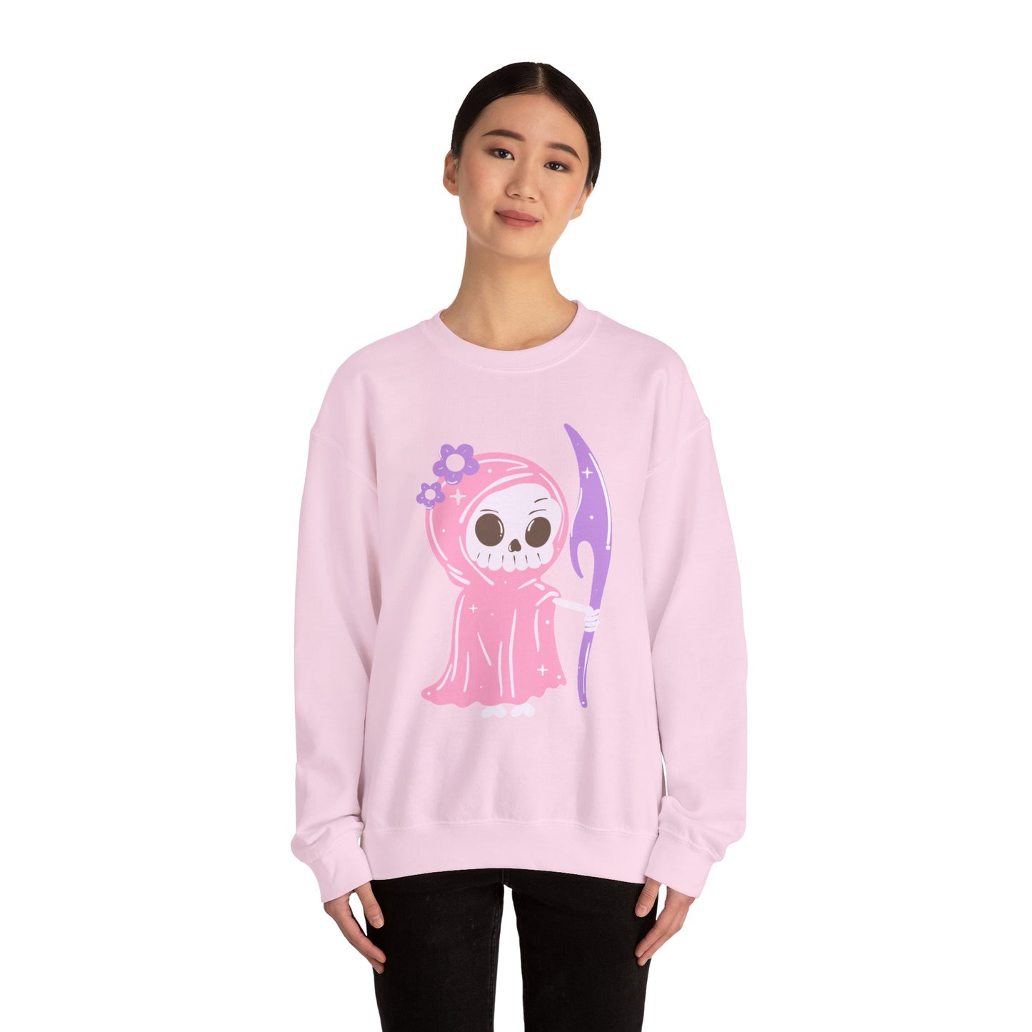 Pink Reaper, Unisex Heavy Blend™ Crewneck Sweatshirt