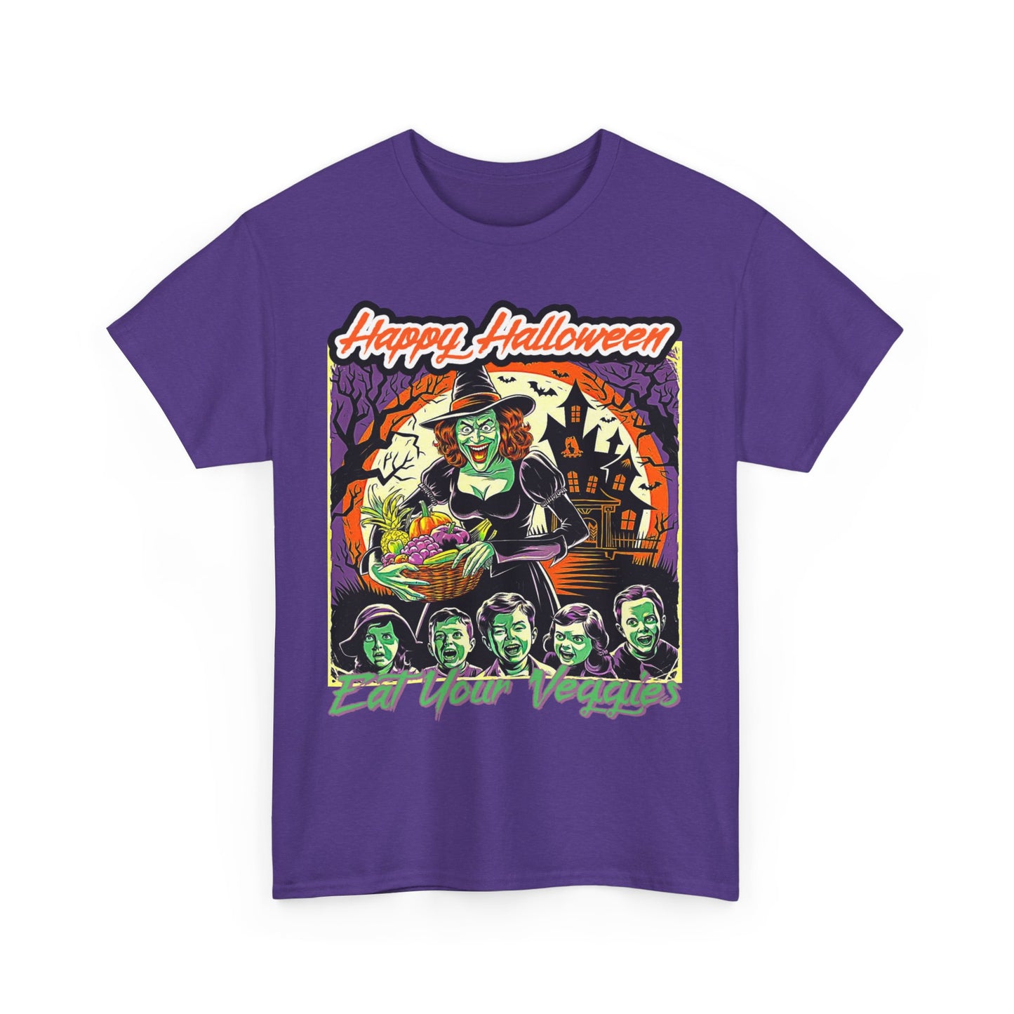 Vegan Halloween, Unisex Heavy Cotton Tee