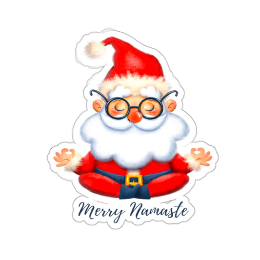 Merry Namaste, Kiss-Cut Stickers