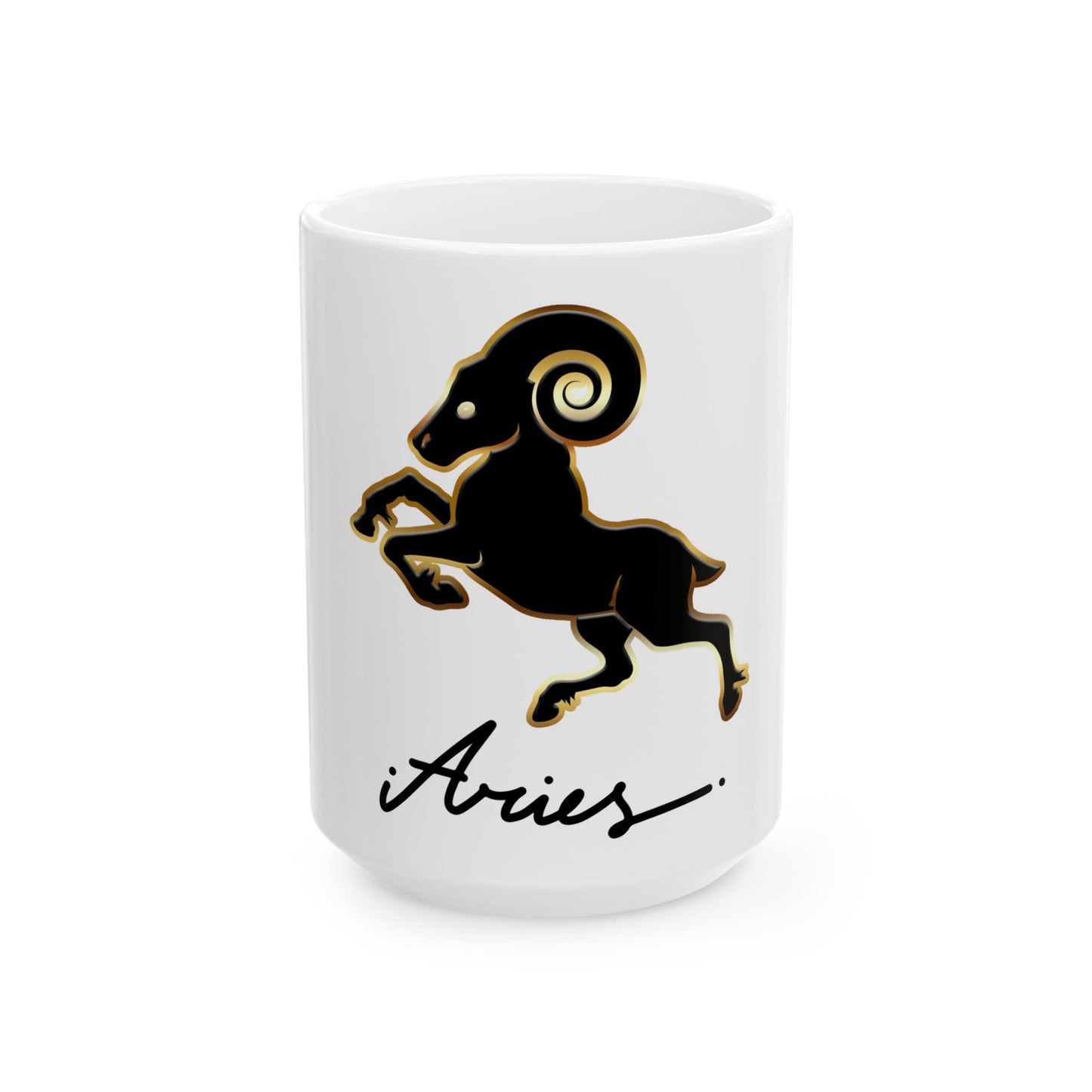 Aries Ram Ceramic Mug, (11oz, 15oz)