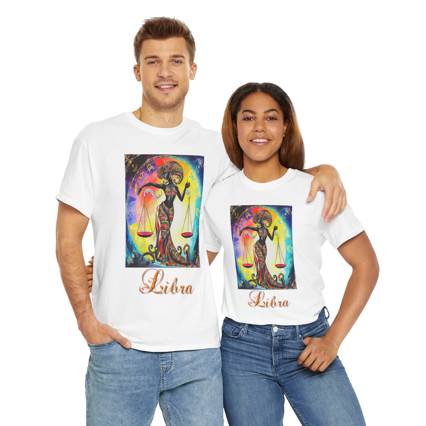 Libra, Unisex Heavy Cotton Tee