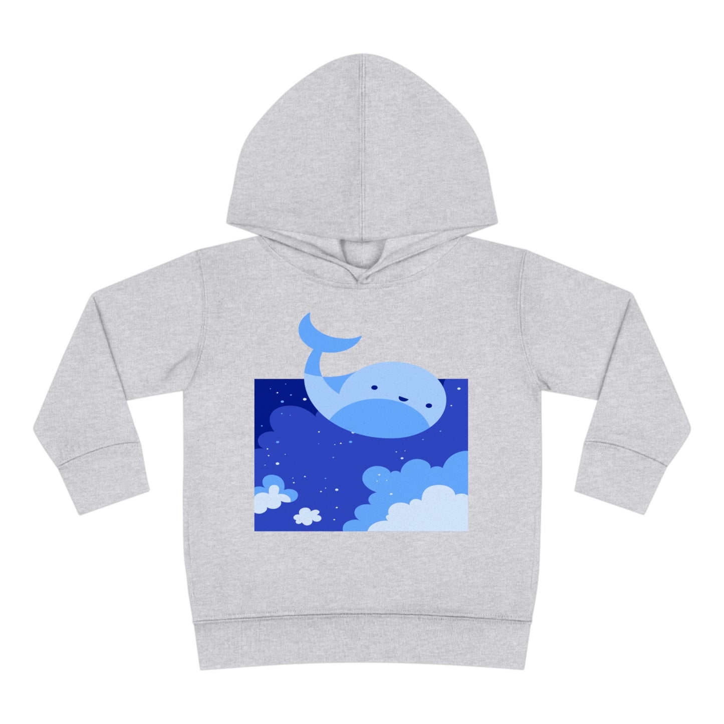 Whale Dream, Toddler Pullover Fleece Hoodie