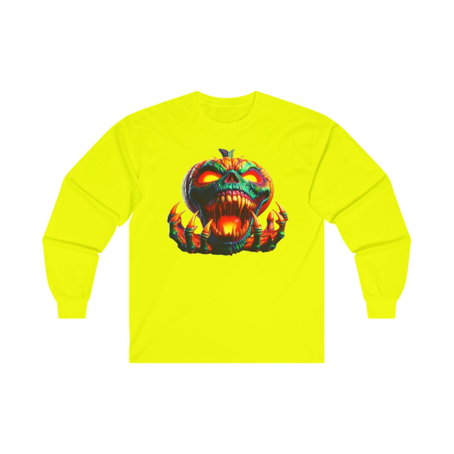 Zombie Pumpkin I, Unisex Ultra Cotton Long Sleeve Tee