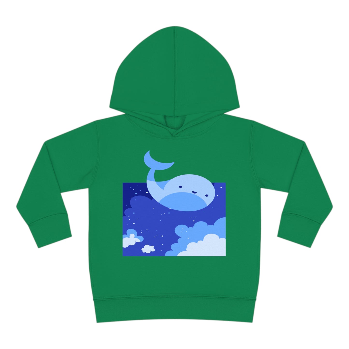 Whale Dream, Toddler Pullover Fleece Hoodie