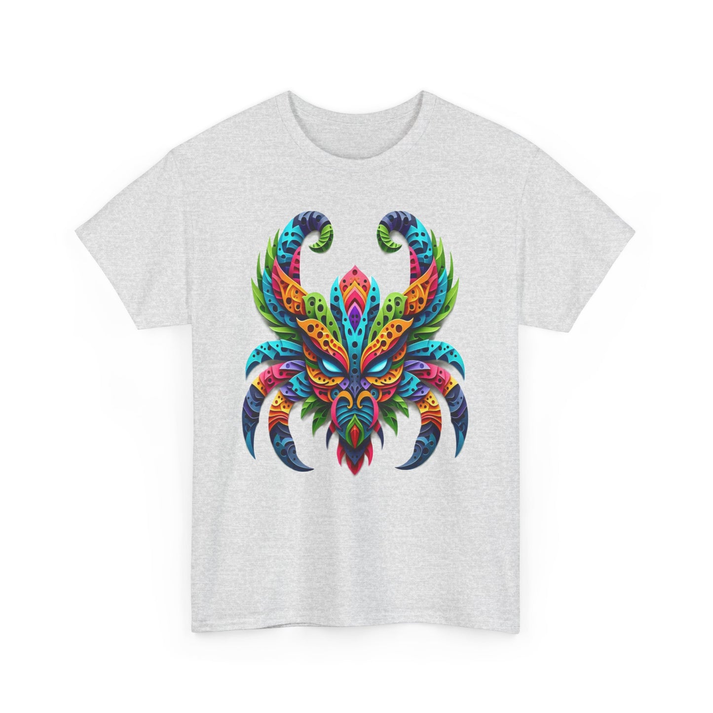 Scorpio Mask, Unisex Heavy Cotton Tee