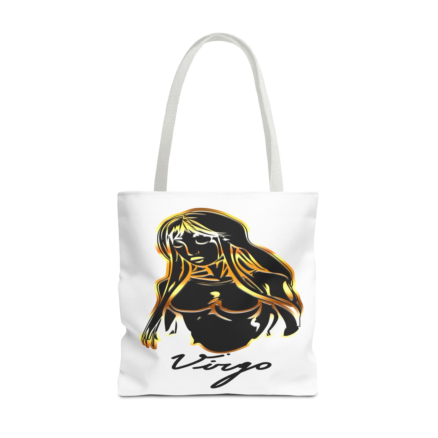 Virgo Maiden White Tote Bag, 3 Sizes