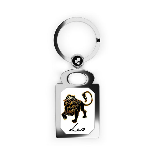 Leo Lion, Rectangle Photo Keyring