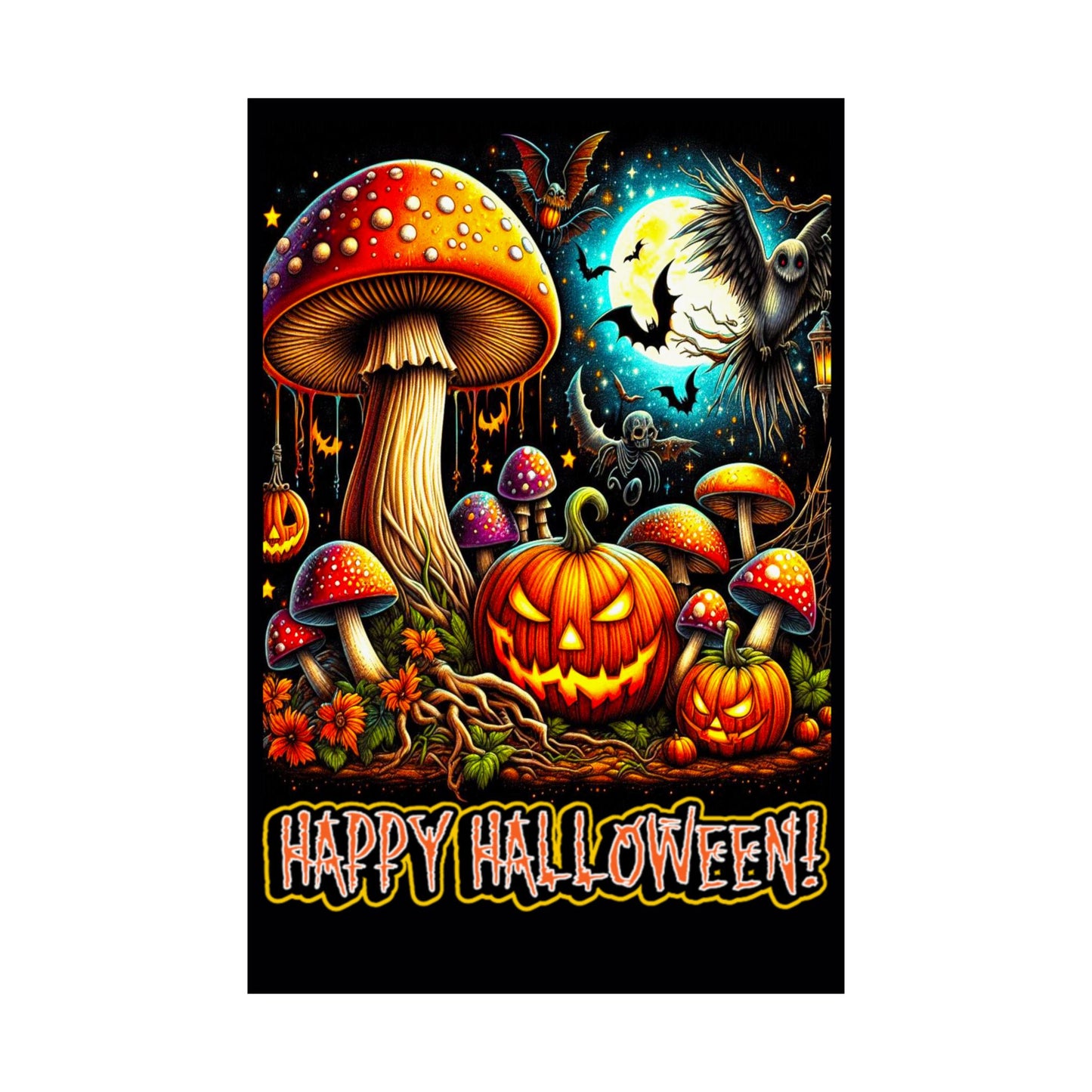 Cosmic Halloween II, Matte Vertical Posters