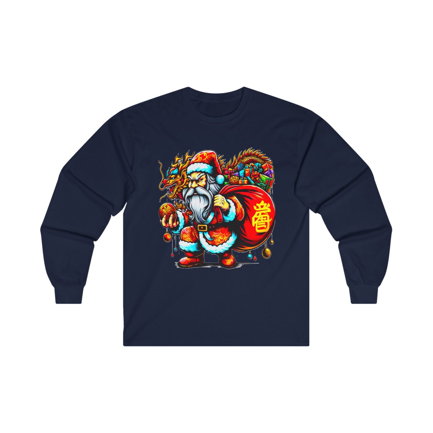 圣诞老人 (Shèngdàn Lǎorén), Unisex Ultra Cotton Long Sleeve Tee