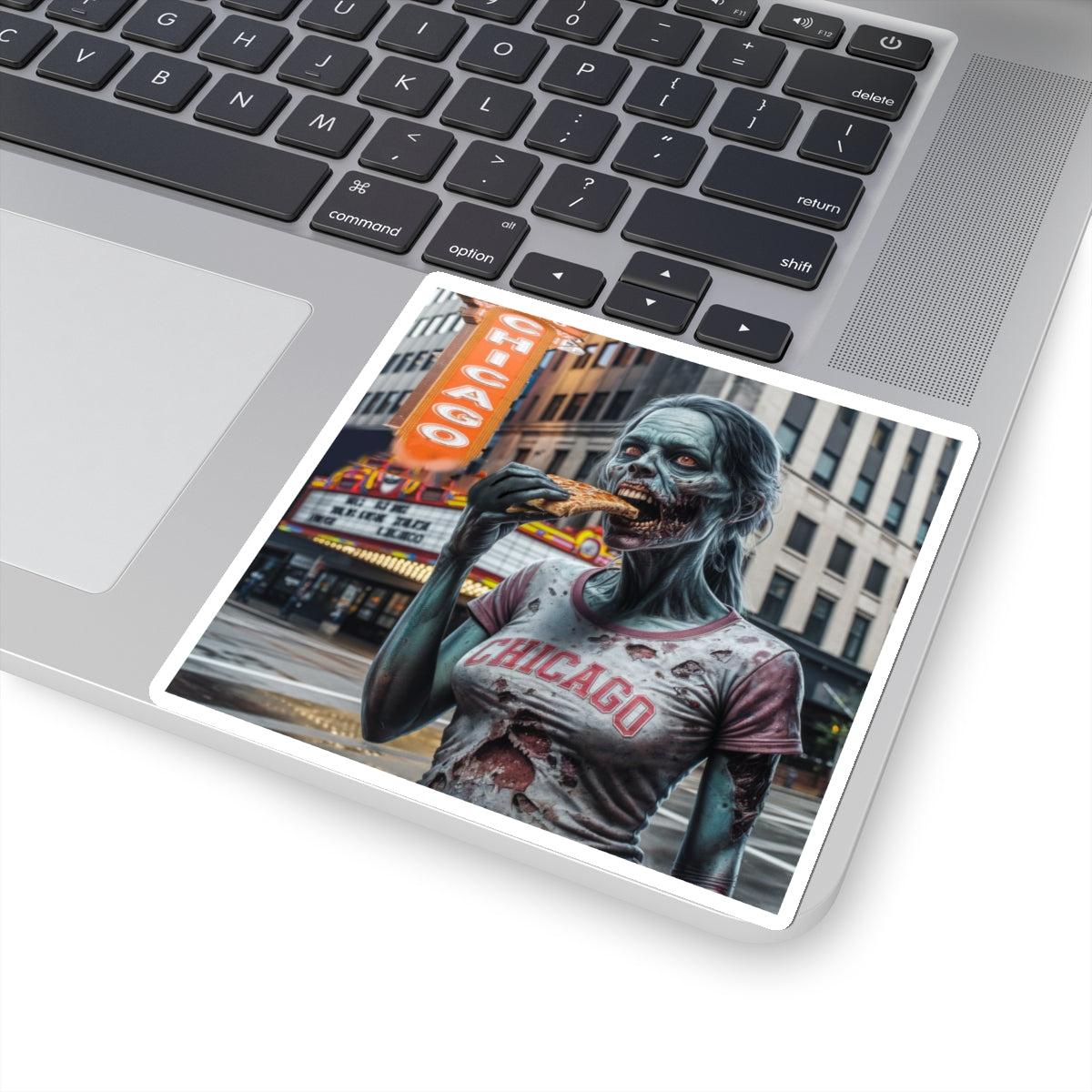 Chicago Halloween Zombie, Kiss-Cut Stickers