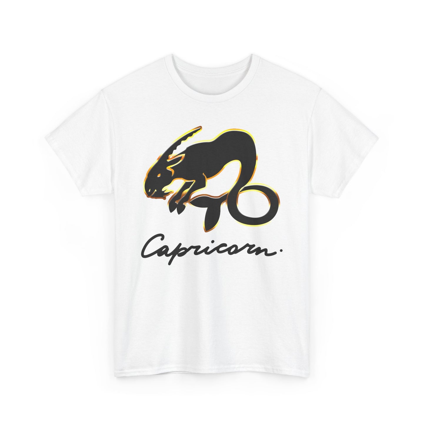 Capricorn Goat, Unisex Heavy Cotton Tee