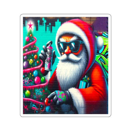 Graffiti Santa II, Kiss-Cut Stickers