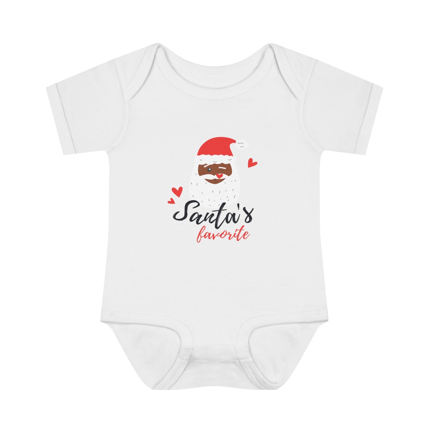 Santa's Favorite, Infant Baby Rib Bodysuit