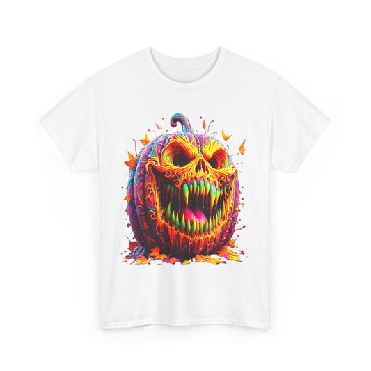 Zombie Pumpkin II, Unisex Heavy Cotton Tee