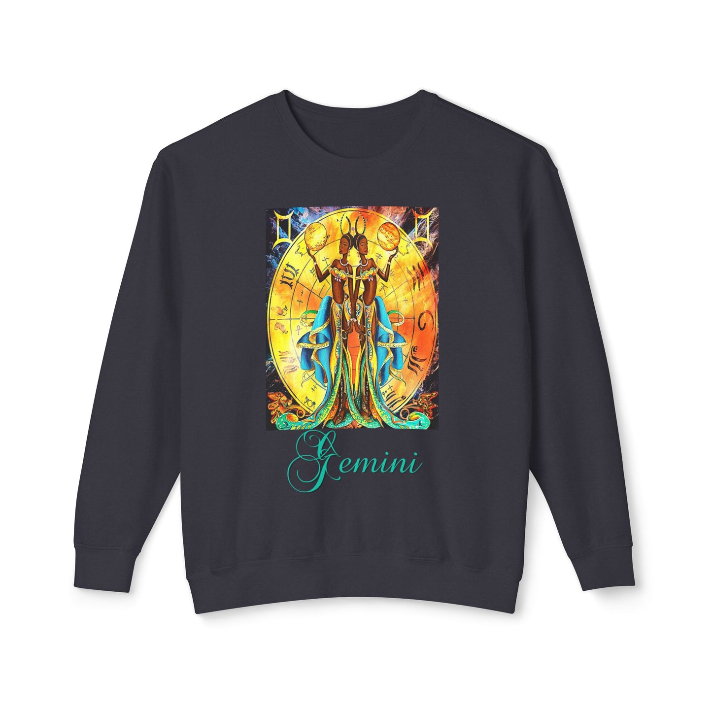 Gemini II, Unisex Lightweight Crewneck Sweatshirt