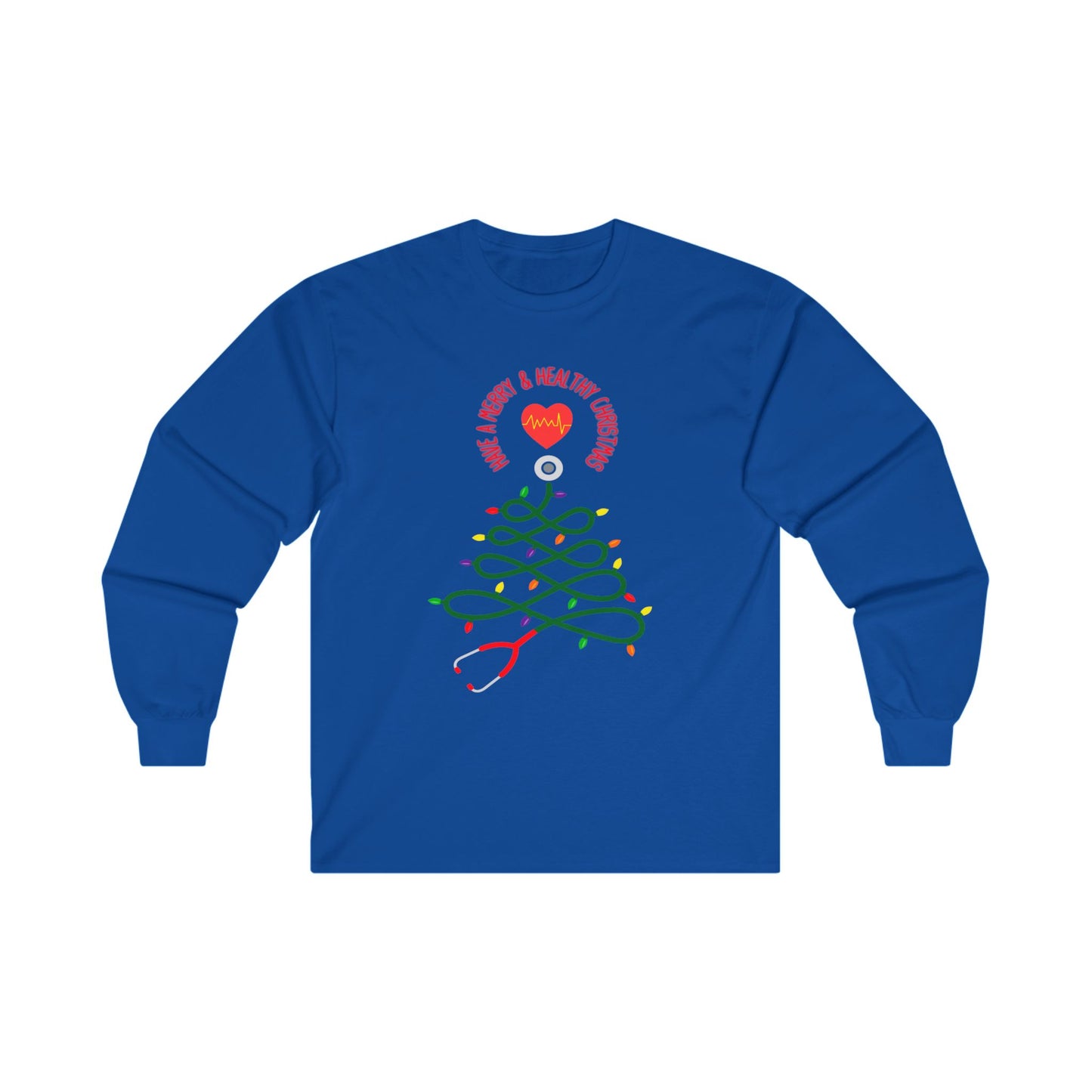 Have a Merry & Healthy Christmas, Unisex Ultra Cotton Long Sleeve Tee