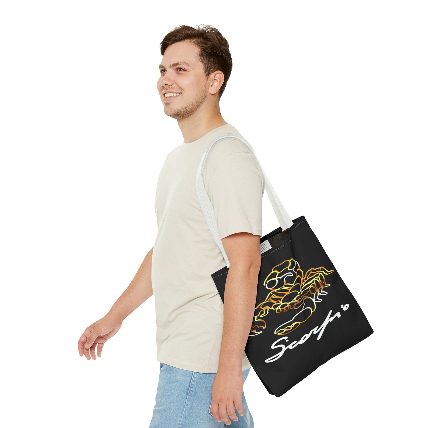 Scorpio Scorpion Black Tote Bag, 3 Sizes