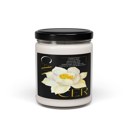 Cancer White Lotus Black Soy Candle, 10 Scents