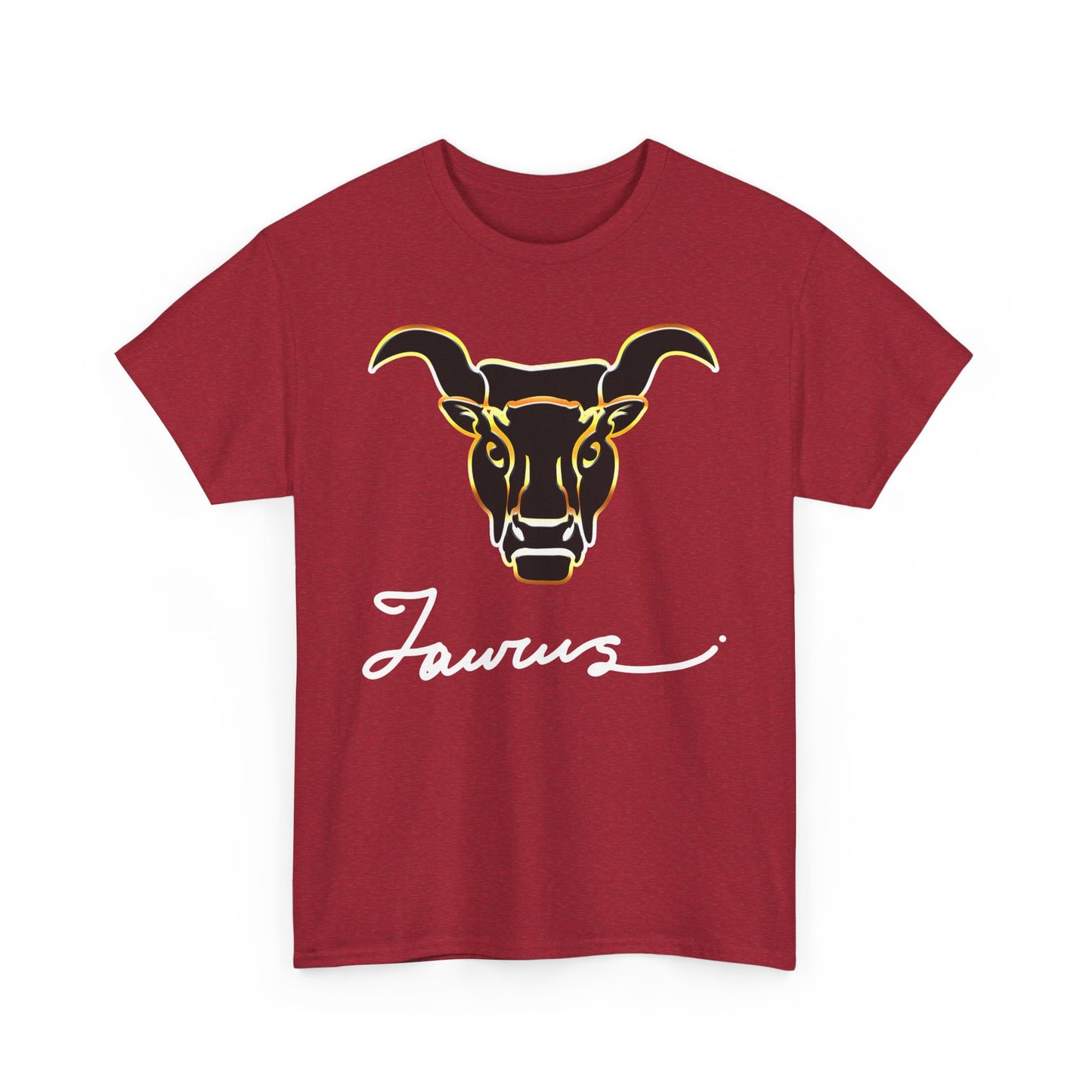 Taurus Bull, Unisex Heavy Cotton Tee