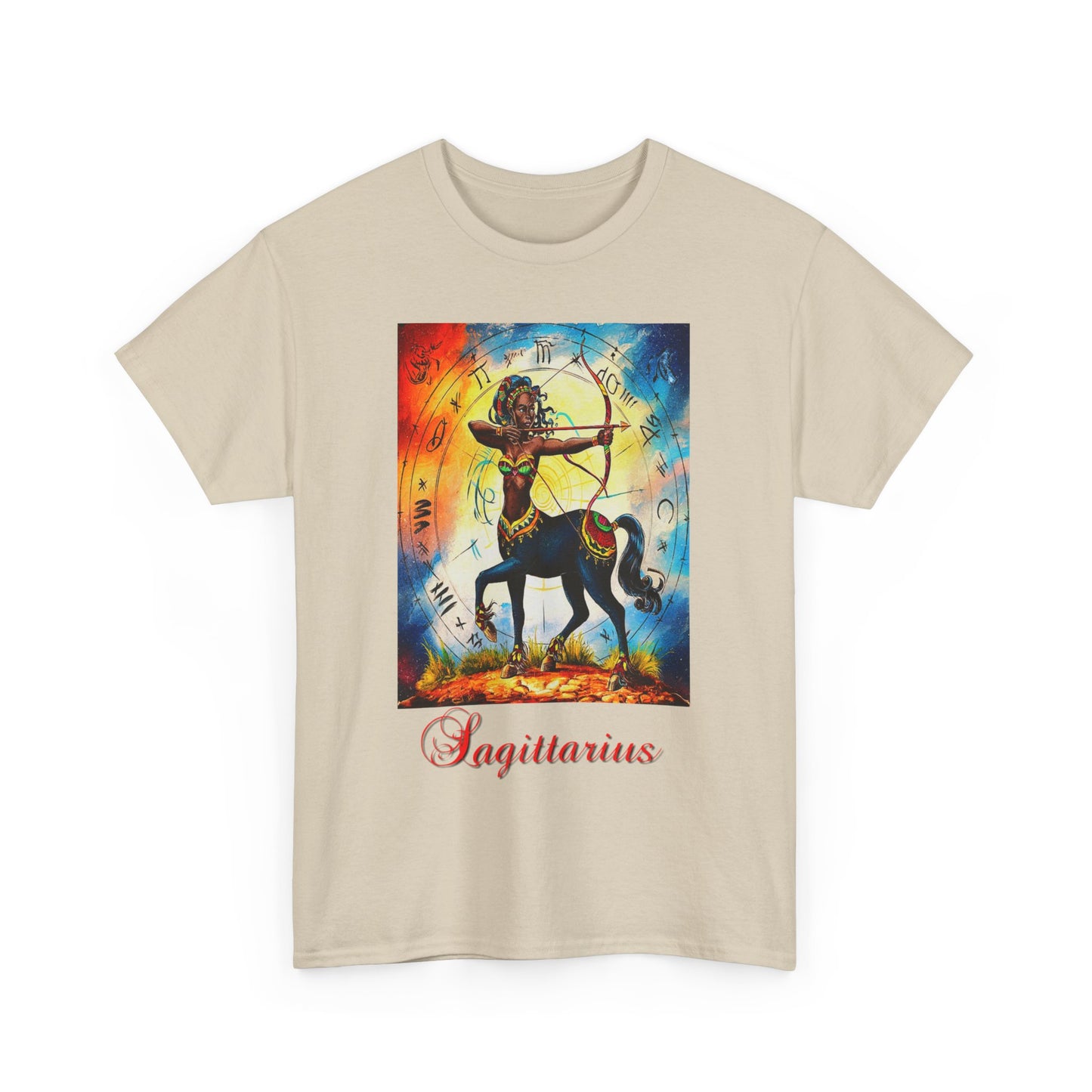 Sagittarius, Unisex Heavy Cotton Tee