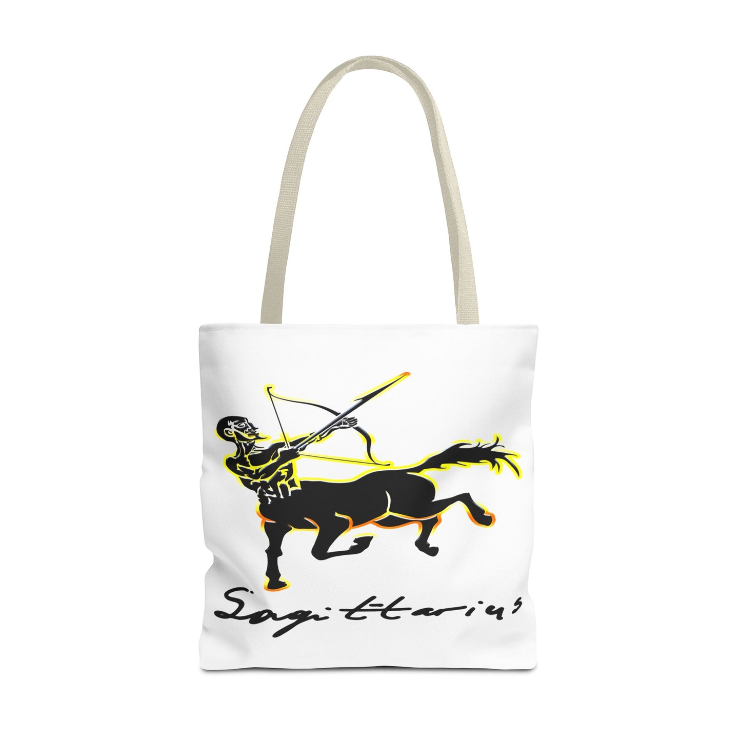 Sagittarius Centaur Archer White Tote Bag, 3 Sizes