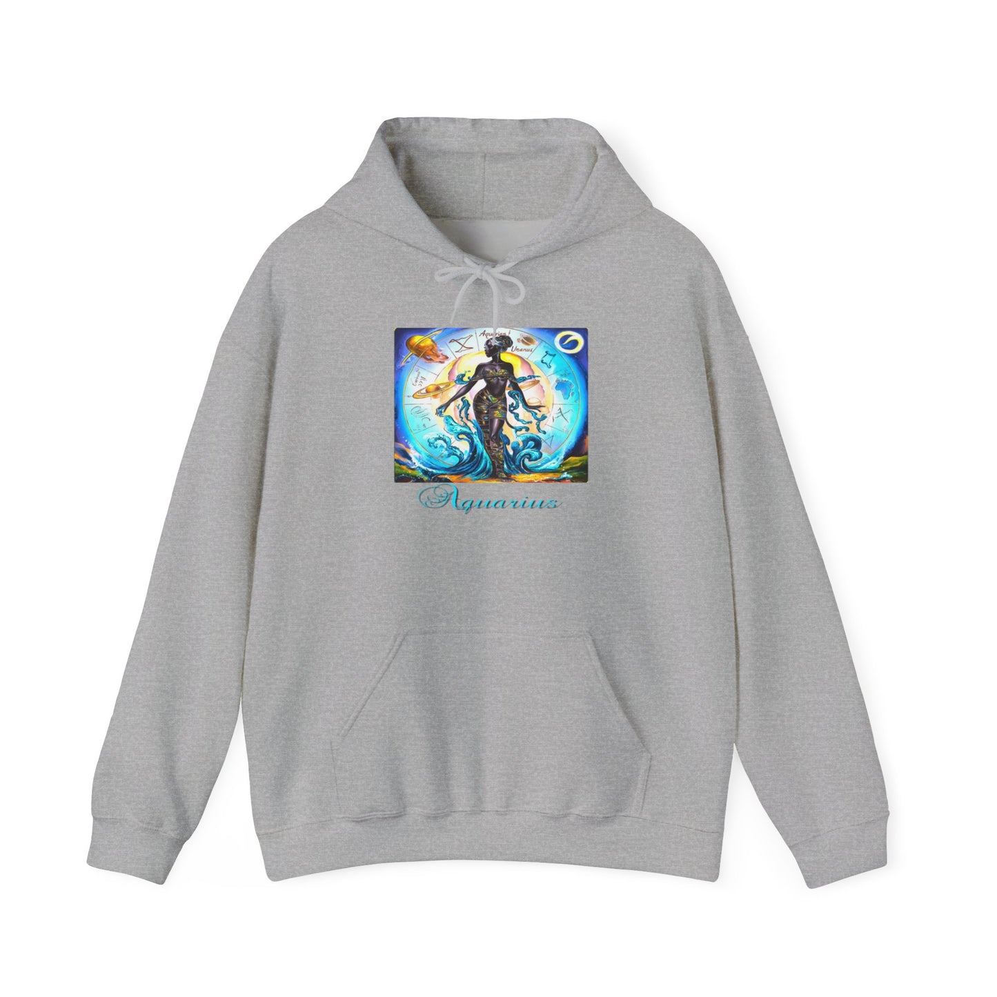 Aquarius, Unisex Heavy Blend™ Hooded Sweatshirt