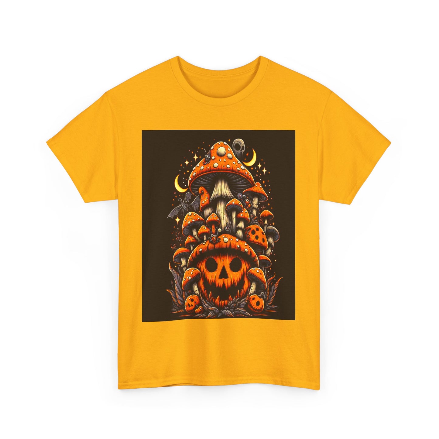 Halloween Mushrooms I, Unisex Heavy Cotton Tee