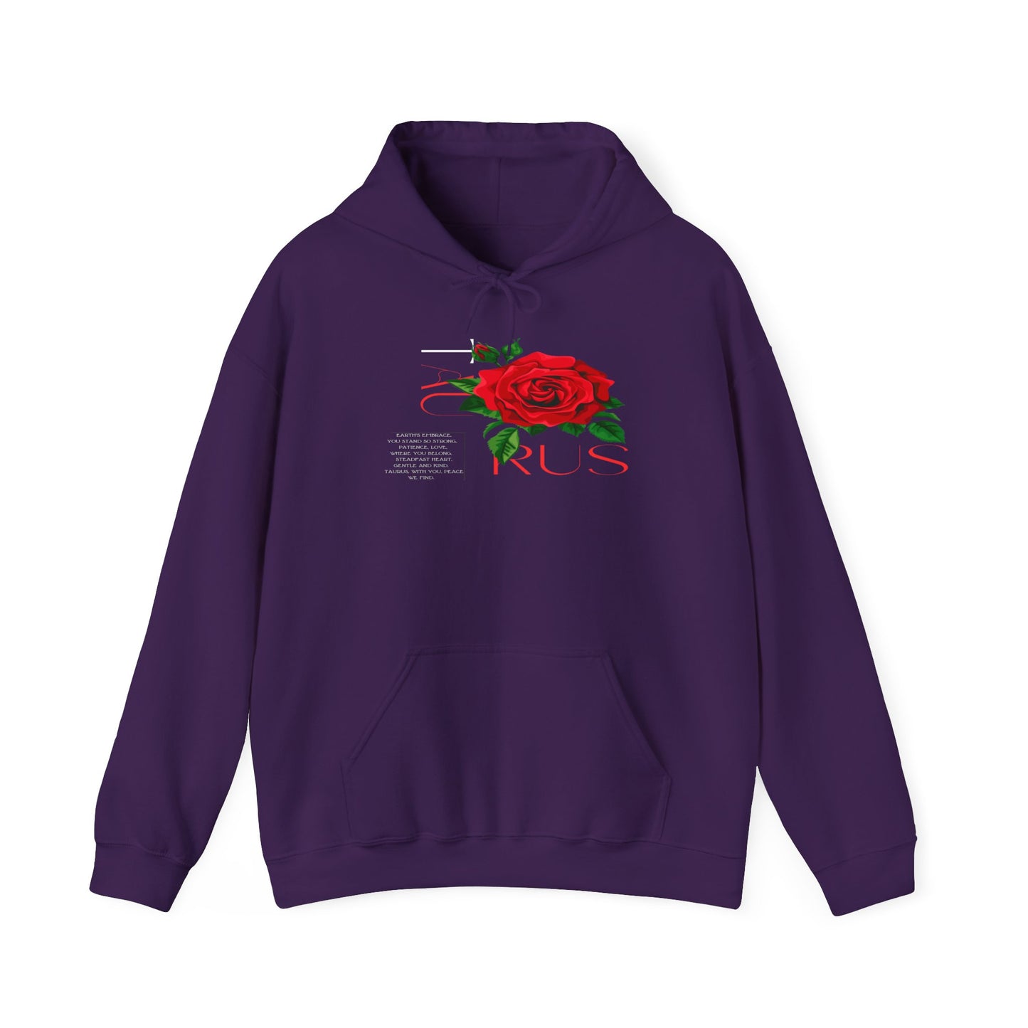 Taurus Rose, Unisex Heavy Blend™ Hooded Sweatshirt